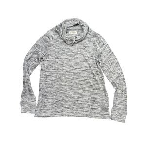 Lucky Brand Gray Pullover Tunnel Neck Sweatshirt Sweater Size MED